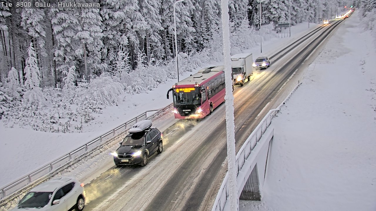 Kelikamerat Kuva tie 8300 Oulu Hiukkavaara, Oulu, Pohjois-Pohjanmaa
