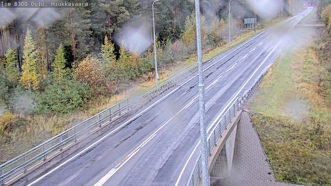 Weather Camera Image väg 8300 Oulu Hiukkavaara, Oulu, Pohjois-Pohjanmaa