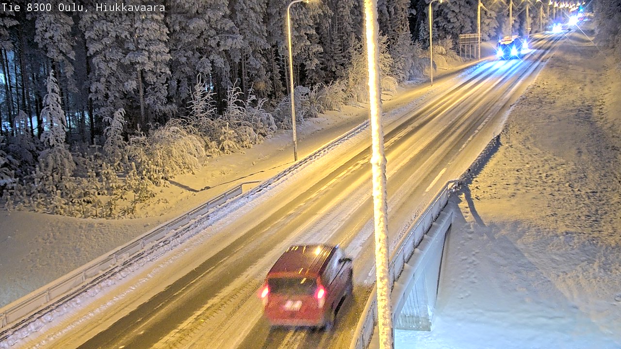 Kelikamerat Kuva tie 8300 Oulu Hiukkavaara, Oulu, Pohjois-Pohjanmaa