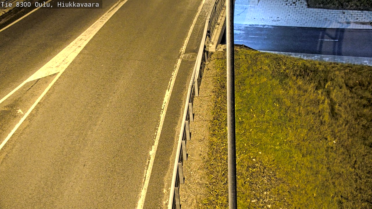 Kelikamerat Kuva tie 8300 Oulu Hiukkavaara, Oulu, Pohjois-Pohjanmaa