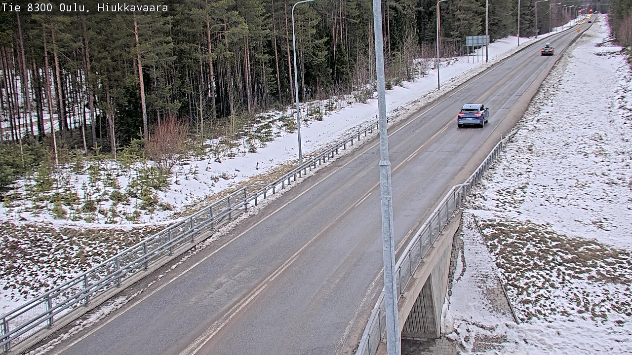 Kelikamerat Kuva tie 8300 Oulu Hiukkavaara, Oulu, Pohjois-Pohjanmaa