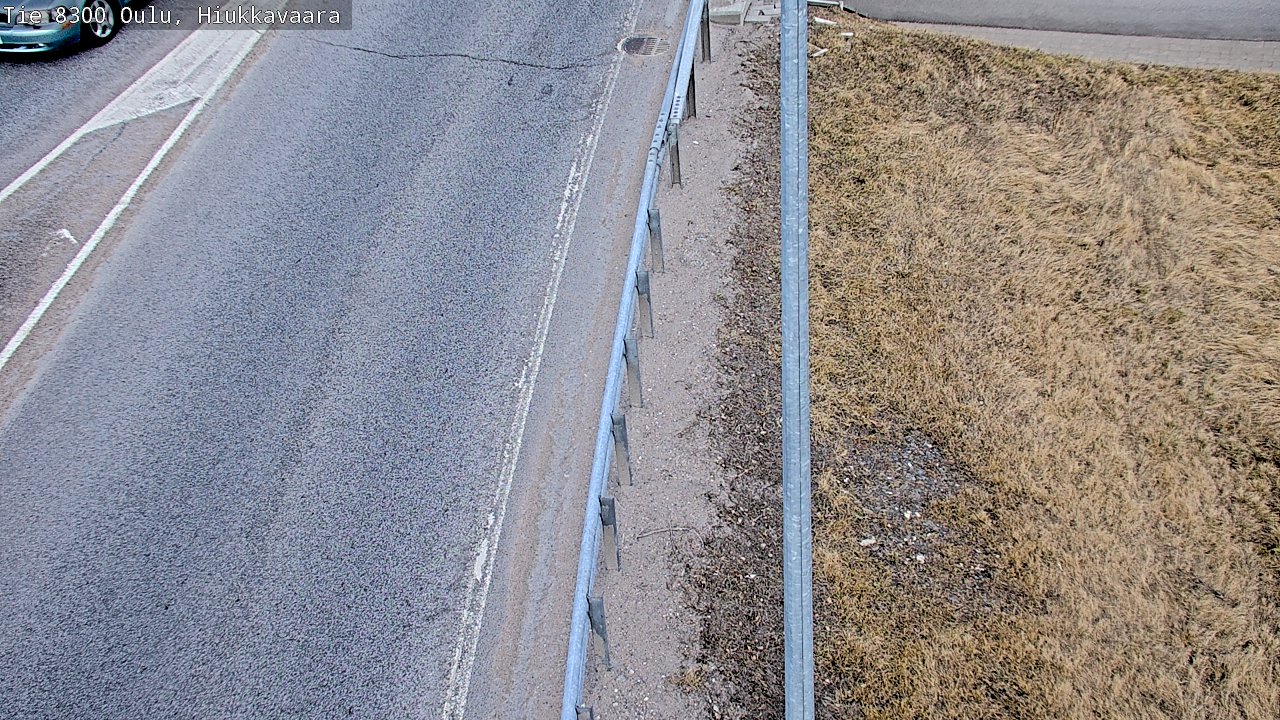 Weather Camera Image väg 8300 Oulu Hiukkavaara, Oulu, Pohjois-Pohjanmaa