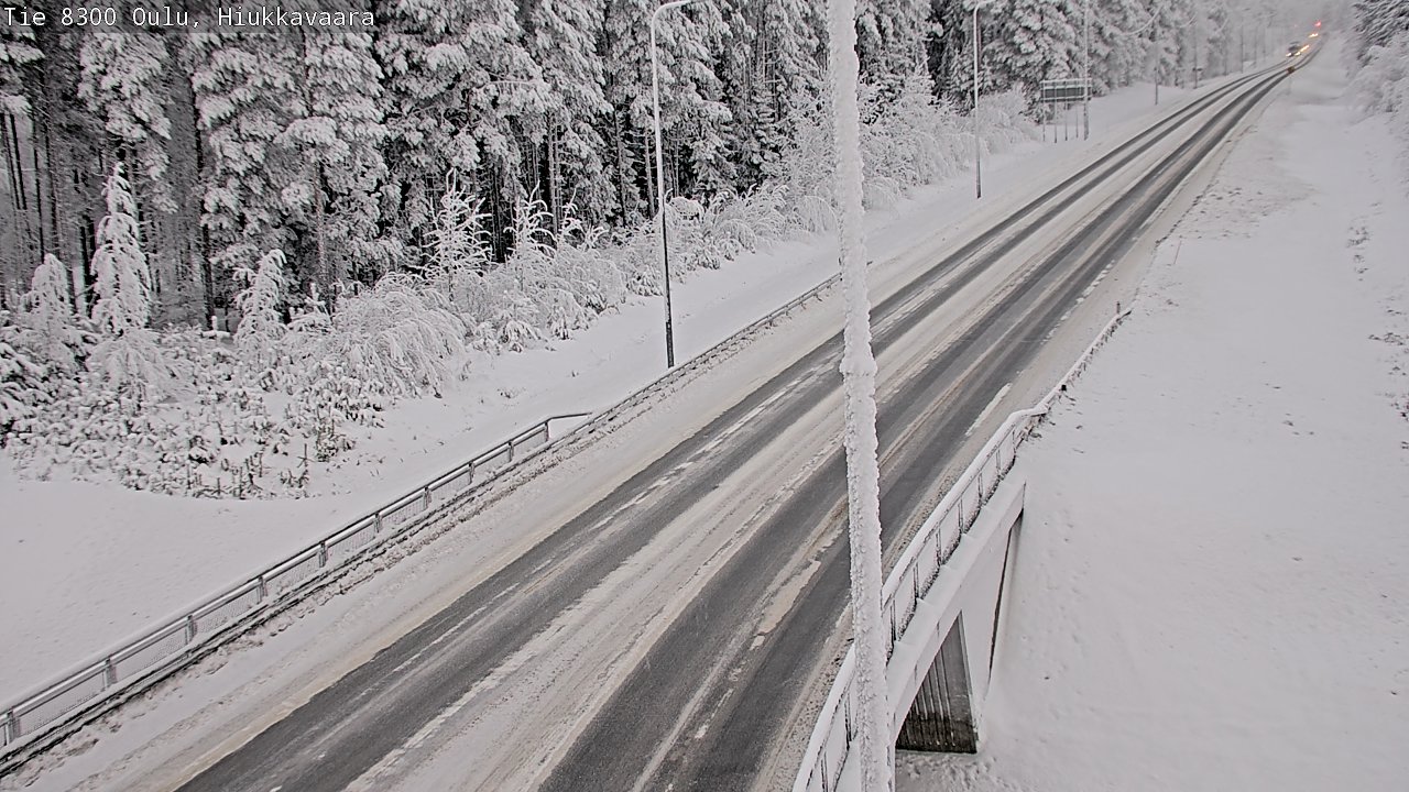 Kelikamerat Kuva tie 8300 Oulu Hiukkavaara, Oulu, Pohjois-Pohjanmaa