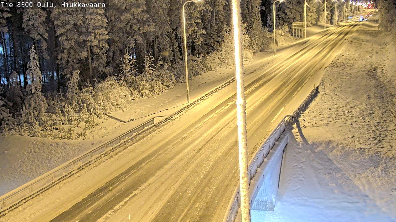 Kelikamerat Kuva tie 8300 Oulu Hiukkavaara, Oulu, Pohjois-Pohjanmaa