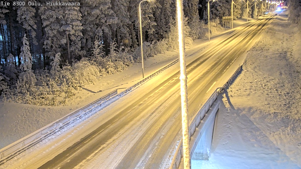 Kelikamerat Kuva tie 8300 Oulu Hiukkavaara, Oulu, Pohjois-Pohjanmaa