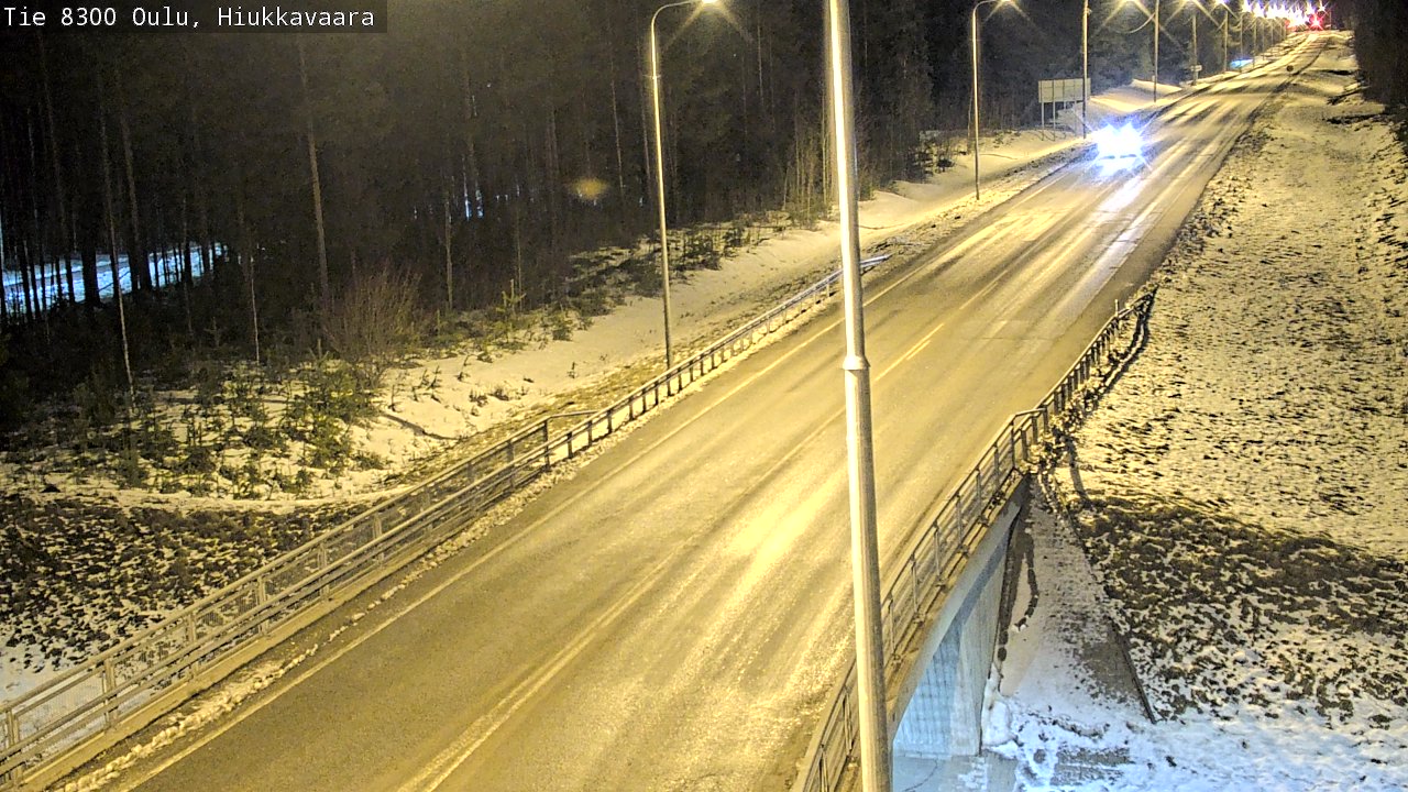 Kelikamerat Kuva tie 8300 Oulu Hiukkavaara, Oulu, Pohjois-Pohjanmaa