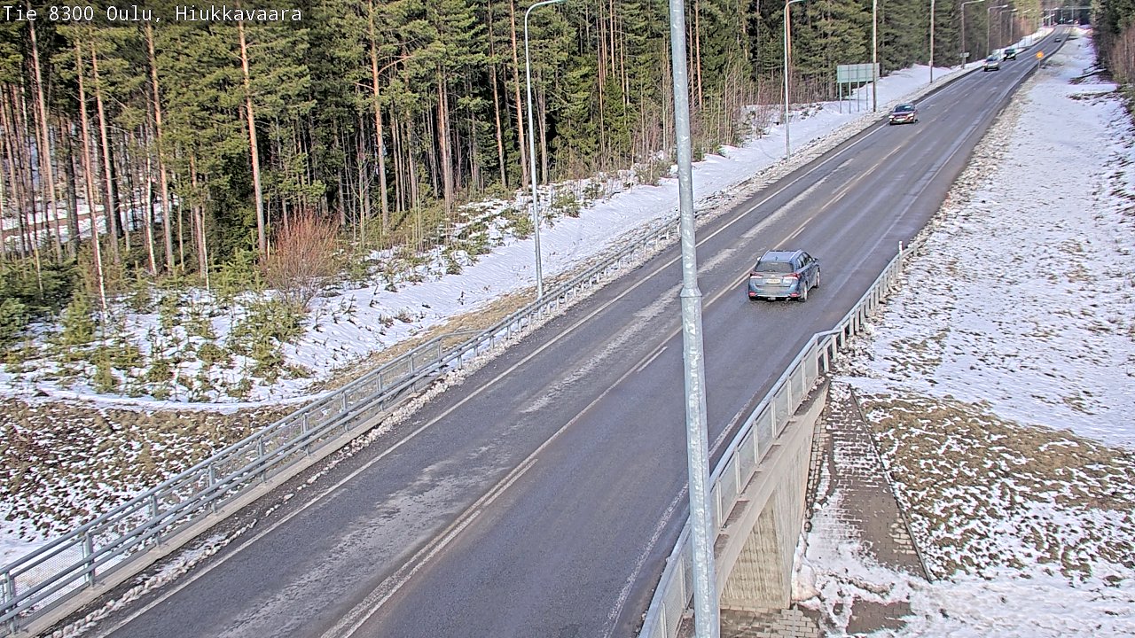 Kelikamerat Kuva tie 8300 Oulu Hiukkavaara, Oulu, Pohjois-Pohjanmaa