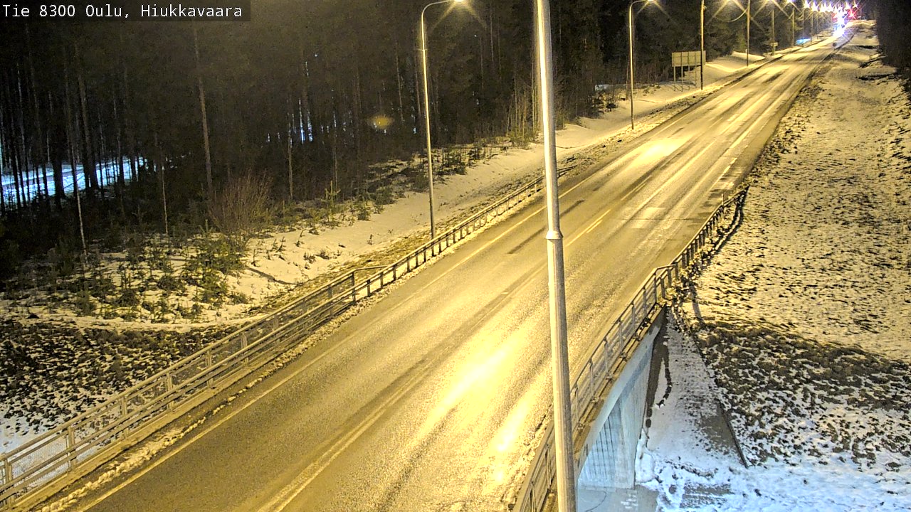 Kelikamerat Kuva tie 8300 Oulu Hiukkavaara, Oulu, Pohjois-Pohjanmaa