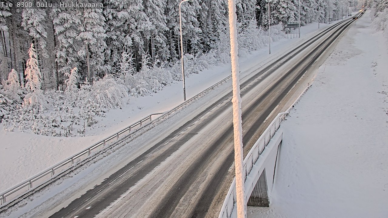 Kelikamerat Kuva tie 8300 Oulu Hiukkavaara, Oulu, Pohjois-Pohjanmaa