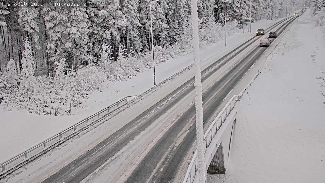 Kelikamerat Kuva tie 8300 Oulu Hiukkavaara, Oulu, Pohjois-Pohjanmaa