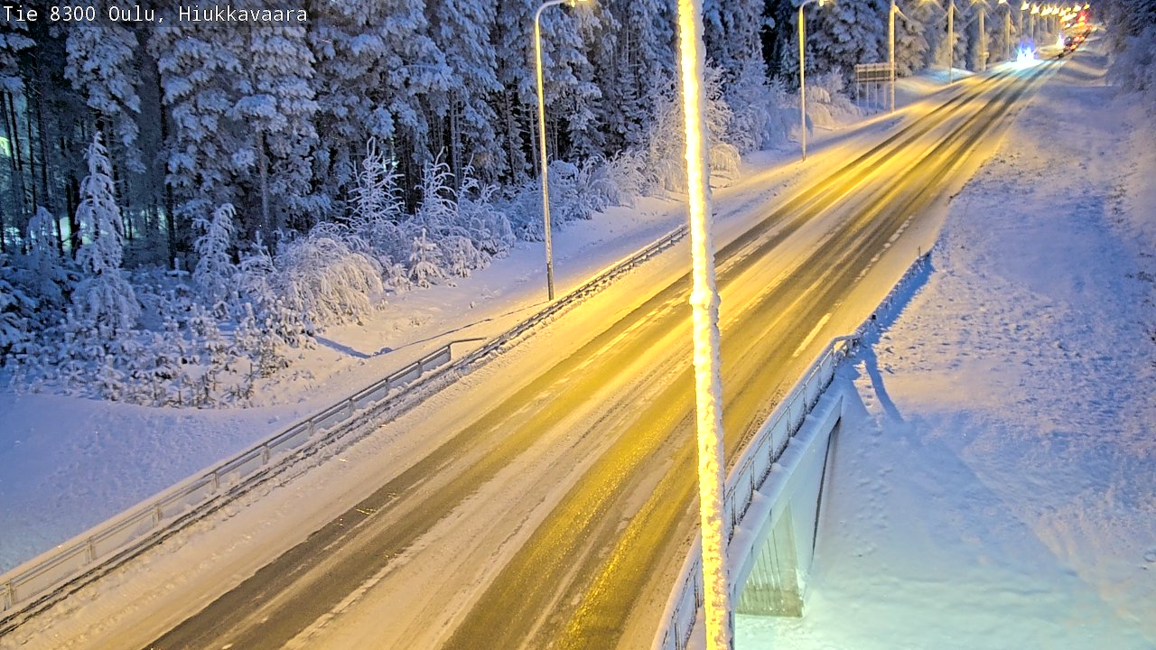 Kelikamerat Kuva tie 8300 Oulu Hiukkavaara, Oulu, Pohjois-Pohjanmaa