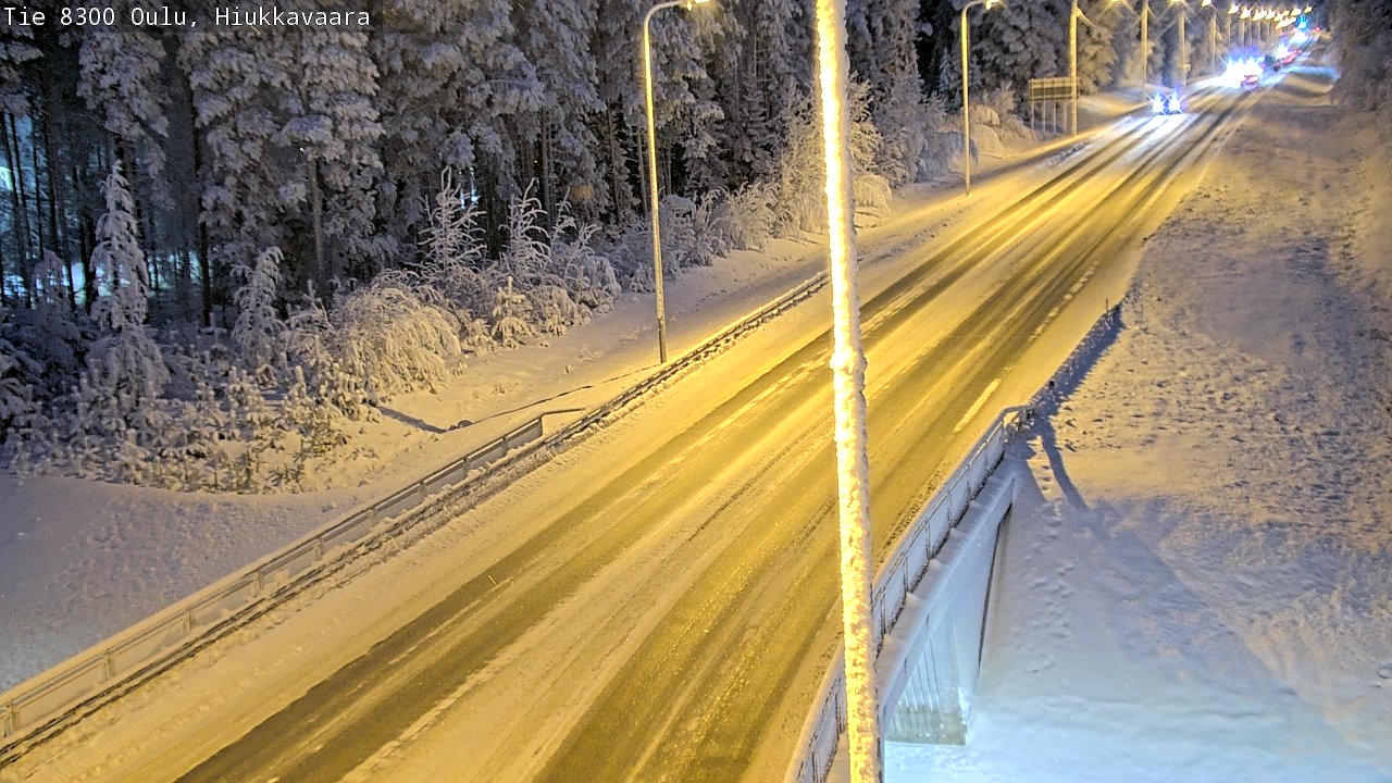 Kelikamerat Kuva tie 8300 Oulu Hiukkavaara, Oulu, Pohjois-Pohjanmaa