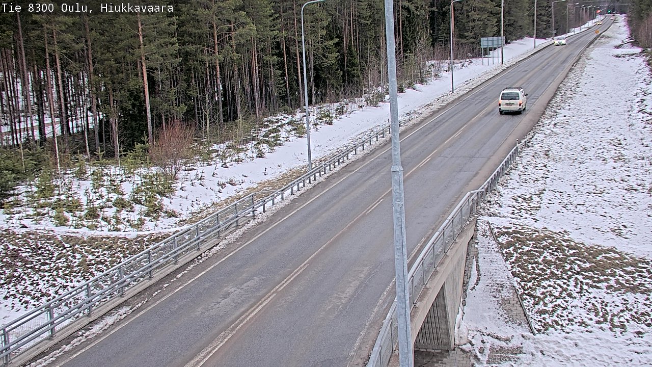 Kelikamerat Kuva tie 8300 Oulu Hiukkavaara, Oulu, Pohjois-Pohjanmaa