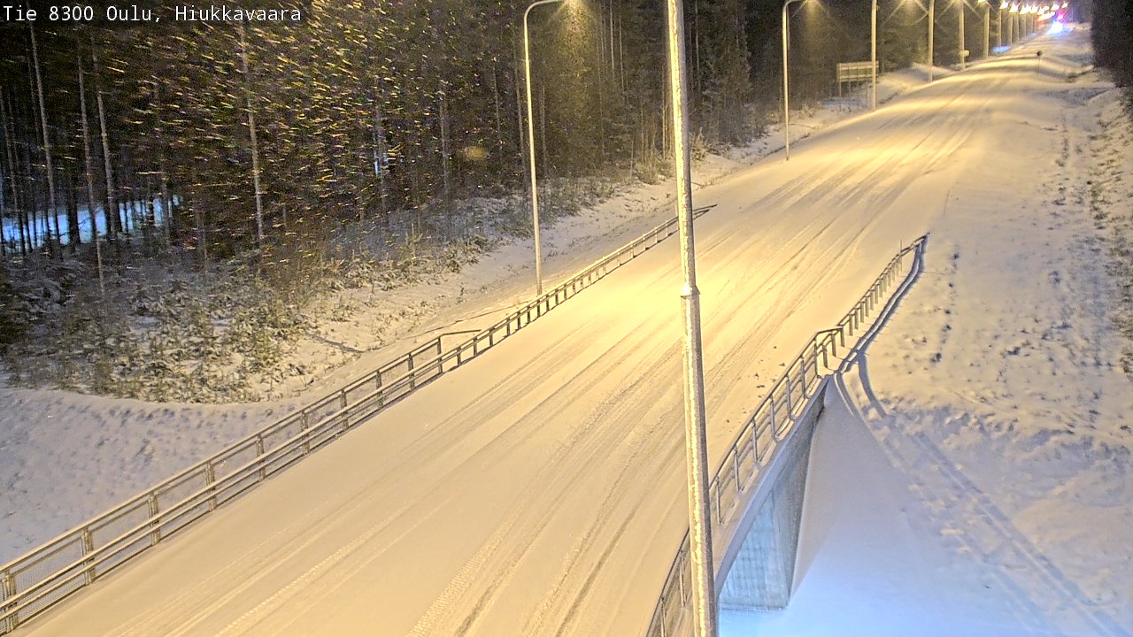 Kelikamerat Kuva tie 8300 Oulu Hiukkavaara, Oulu, Pohjois-Pohjanmaa