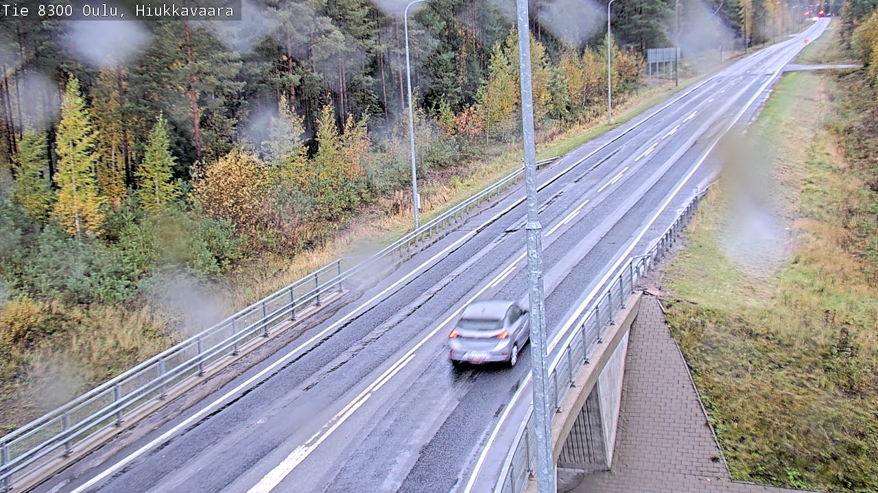 Weather Camera Image väg 8300 Oulu Hiukkavaara, Oulu, Pohjois-Pohjanmaa