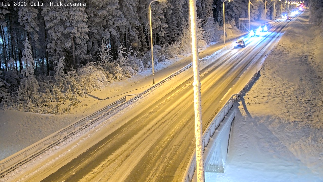 Kelikamerat Kuva tie 8300 Oulu Hiukkavaara, Oulu, Pohjois-Pohjanmaa