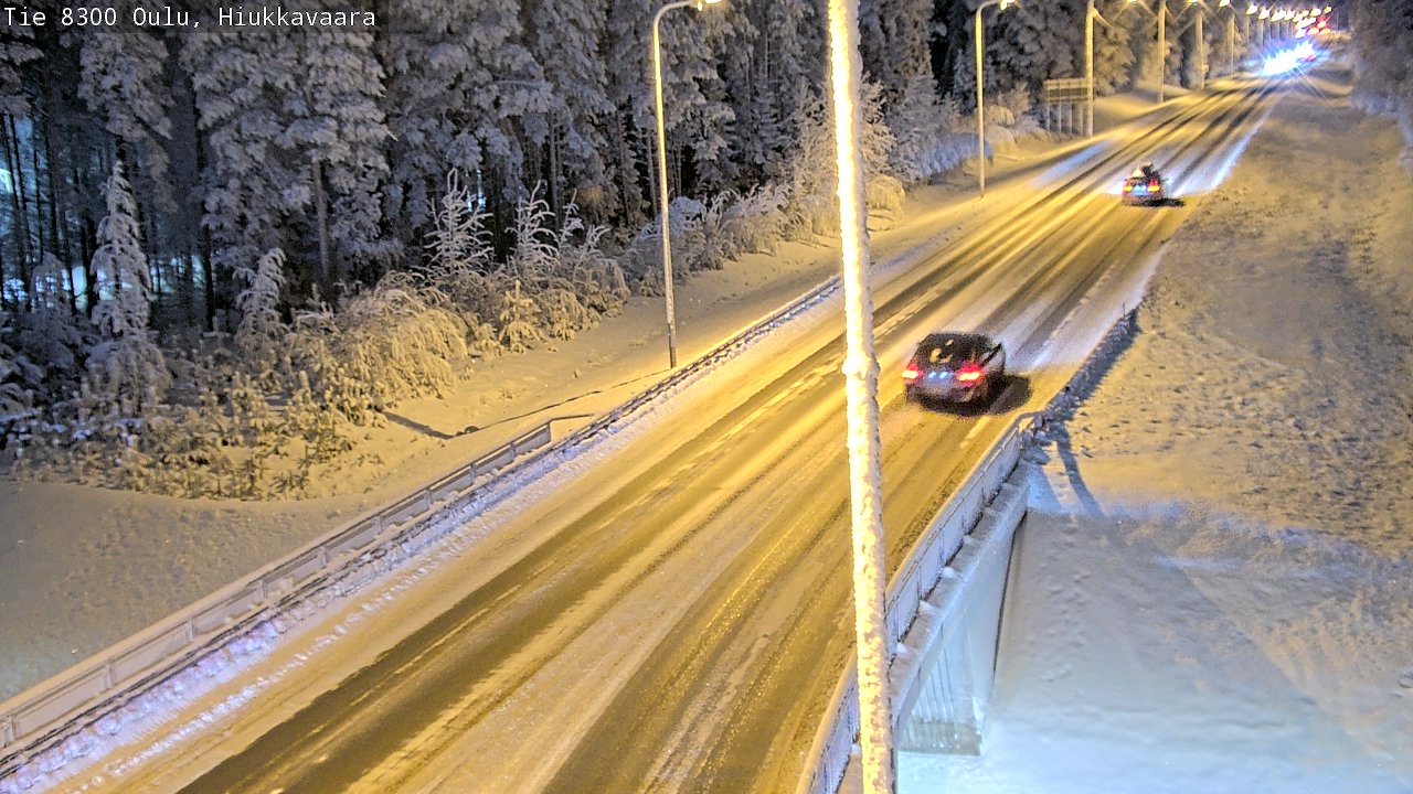 Kelikamerat Kuva tie 8300 Oulu Hiukkavaara, Oulu, Pohjois-Pohjanmaa