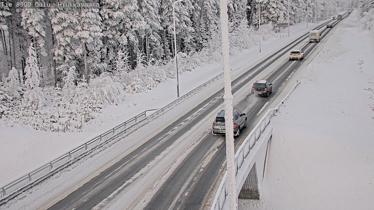 Kelikamerat Kuva tie 8300 Oulu Hiukkavaara, Oulu, Pohjois-Pohjanmaa