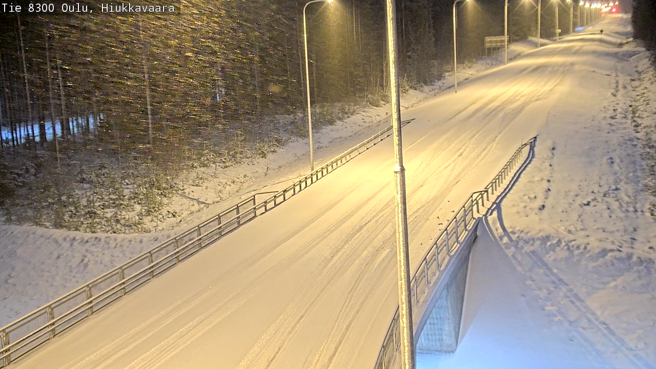 Kelikamerat Kuva tie 8300 Oulu Hiukkavaara, Oulu, Pohjois-Pohjanmaa