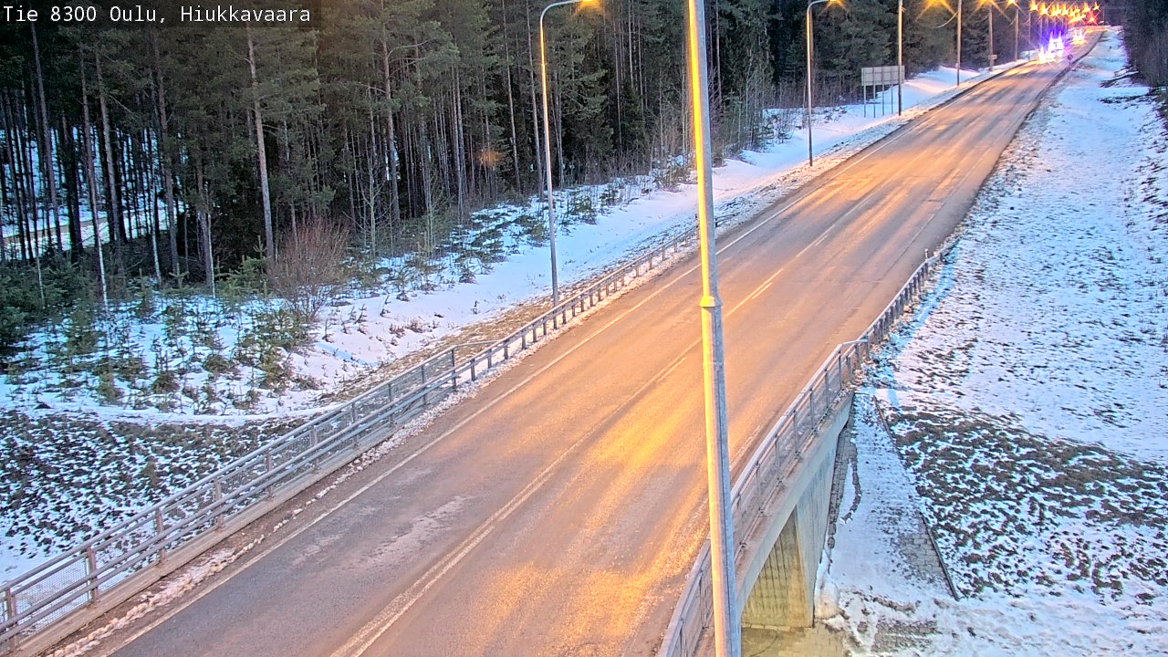 Kelikamerat Kuva tie 8300 Oulu Hiukkavaara, Oulu, Pohjois-Pohjanmaa