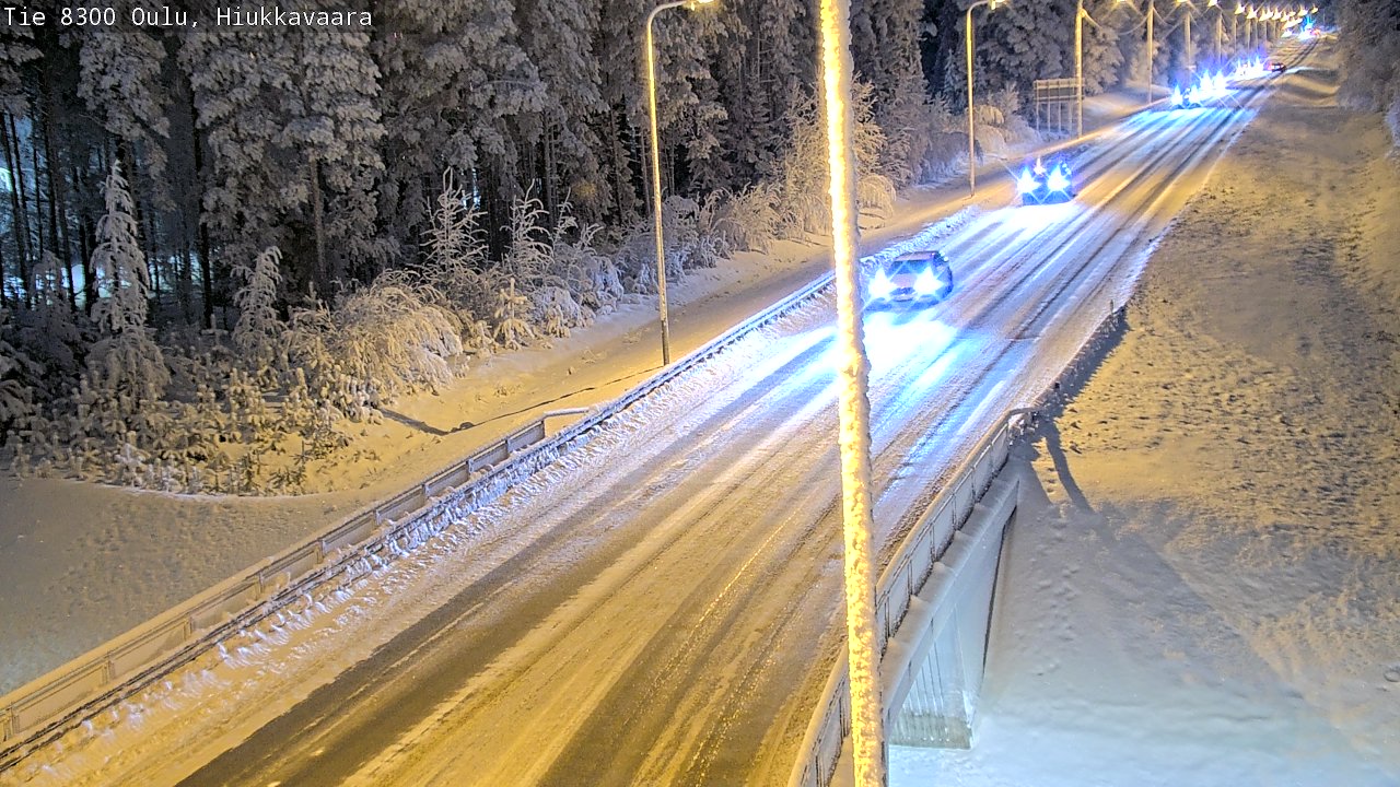Kelikamerat Kuva tie 8300 Oulu Hiukkavaara, Oulu, Pohjois-Pohjanmaa
