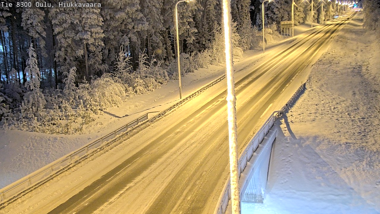 Kelikamerat Kuva tie 8300 Oulu Hiukkavaara, Oulu, Pohjois-Pohjanmaa