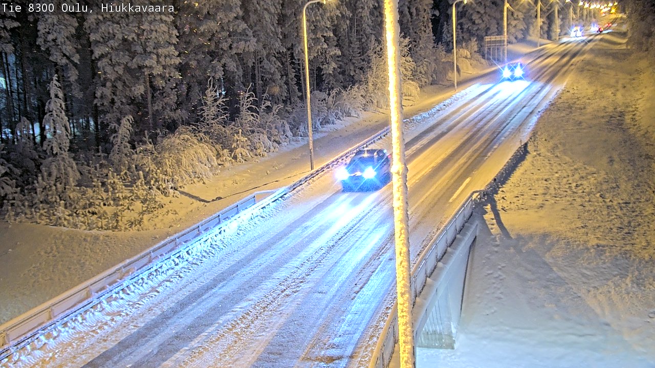 Kelikamerat Kuva tie 8300 Oulu Hiukkavaara, Oulu, Pohjois-Pohjanmaa