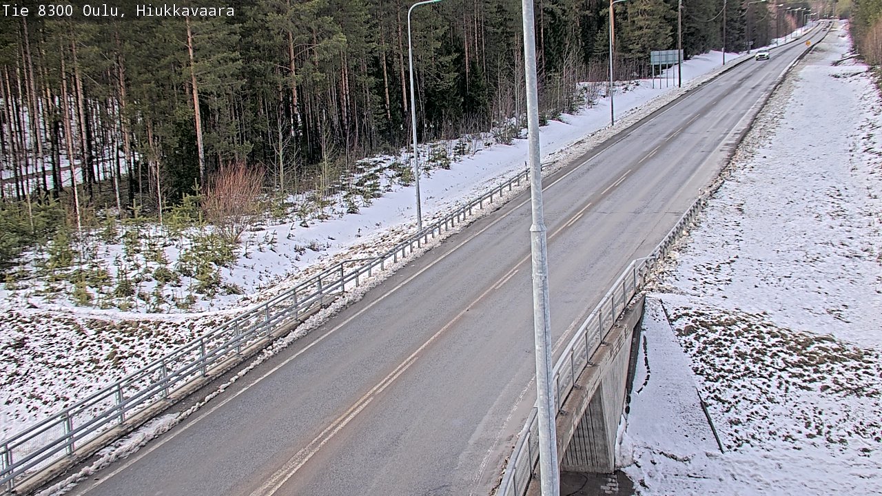 Kelikamerat Kuva tie 8300 Oulu Hiukkavaara, Oulu, Pohjois-Pohjanmaa