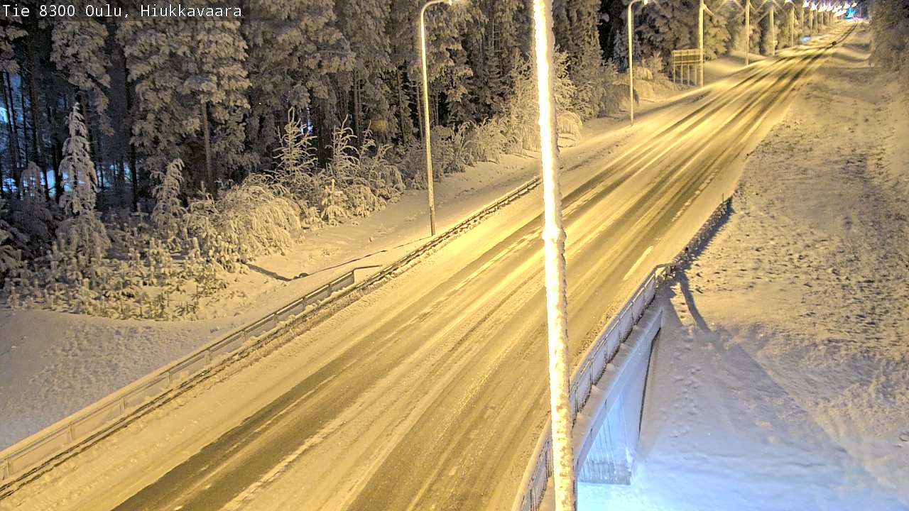 Kelikamerat Kuva tie 8300 Oulu Hiukkavaara, Oulu, Pohjois-Pohjanmaa