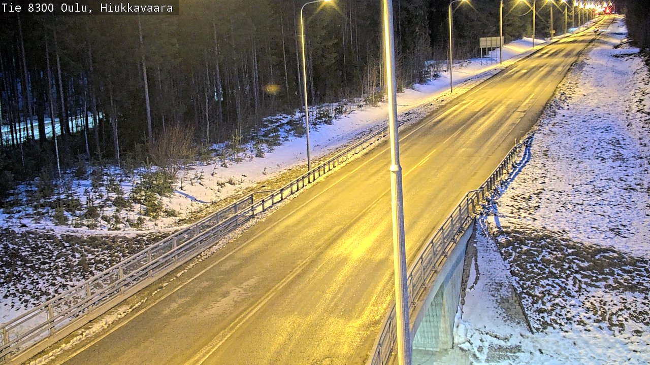 Kelikamerat Kuva tie 8300 Oulu Hiukkavaara, Oulu, Pohjois-Pohjanmaa