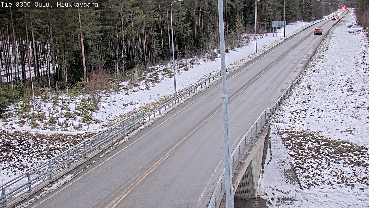 Kelikamerat Kuva tie 8300 Oulu Hiukkavaara, Oulu, Pohjois-Pohjanmaa