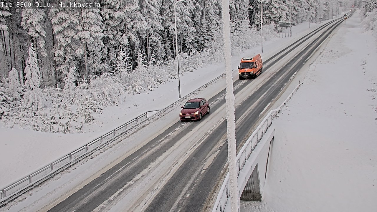 Kelikamerat Kuva tie 8300 Oulu Hiukkavaara, Oulu, Pohjois-Pohjanmaa