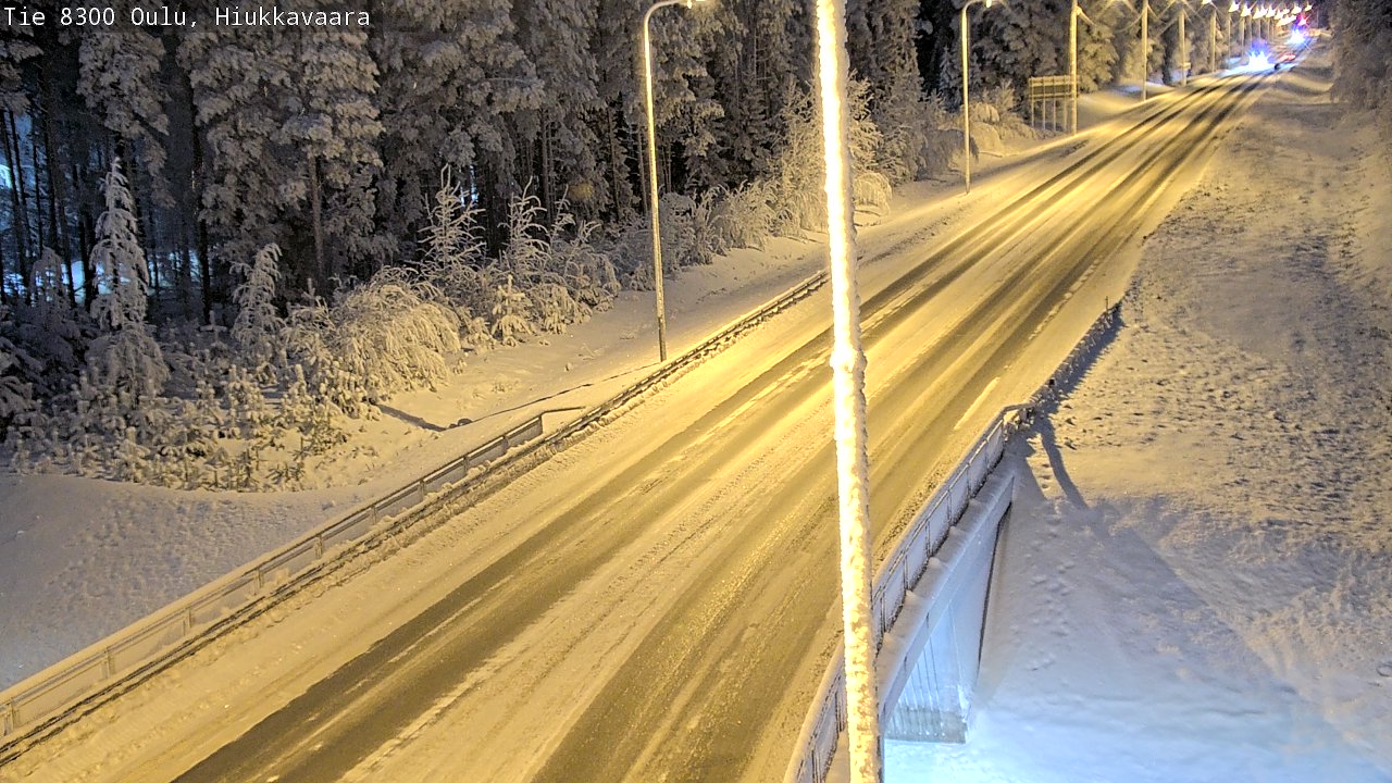 Kelikamerat Kuva tie 8300 Oulu Hiukkavaara, Oulu, Pohjois-Pohjanmaa