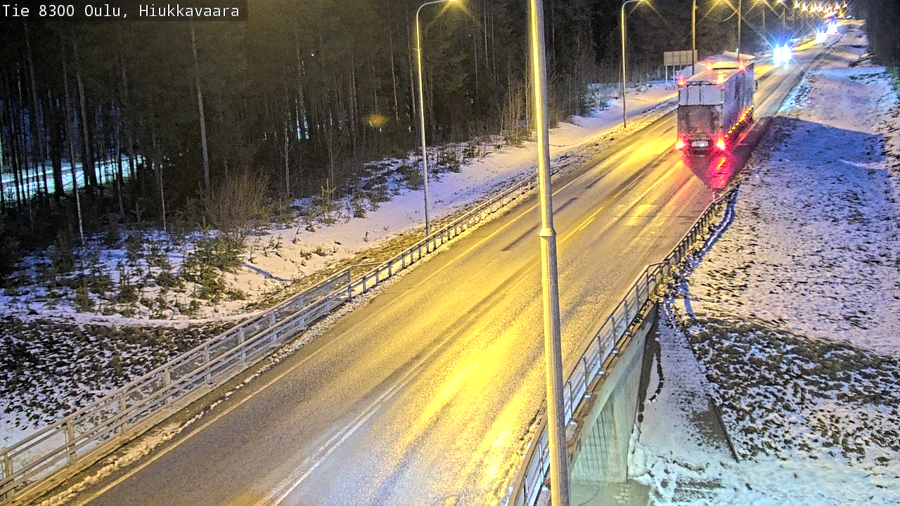 Kelikamerat Kuva tie 8300 Oulu Hiukkavaara, Oulu, Pohjois-Pohjanmaa