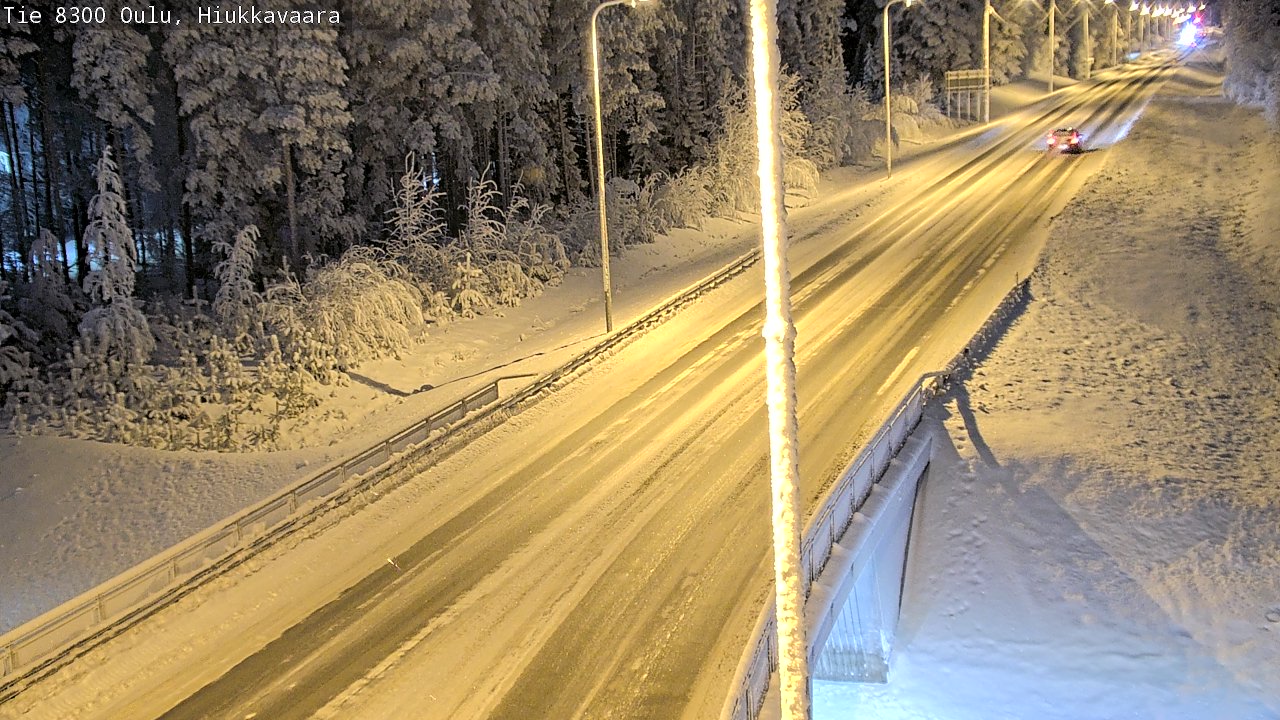 Kelikamerat Kuva tie 8300 Oulu Hiukkavaara, Oulu, Pohjois-Pohjanmaa