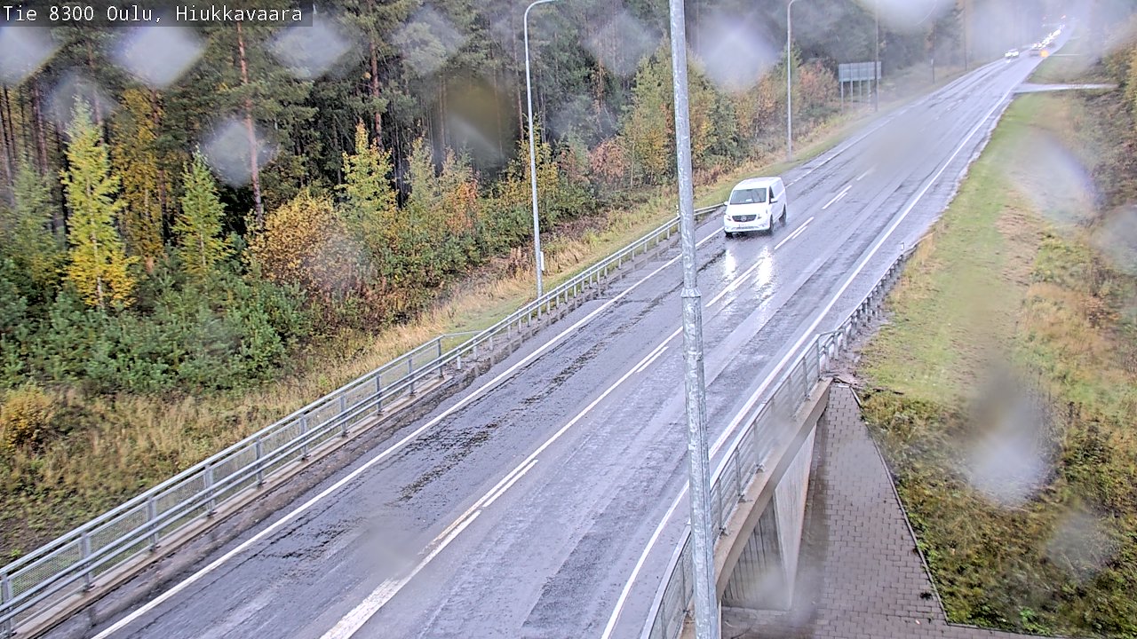 Weather Camera Image väg 8300 Oulu Hiukkavaara, Oulu, Pohjois-Pohjanmaa