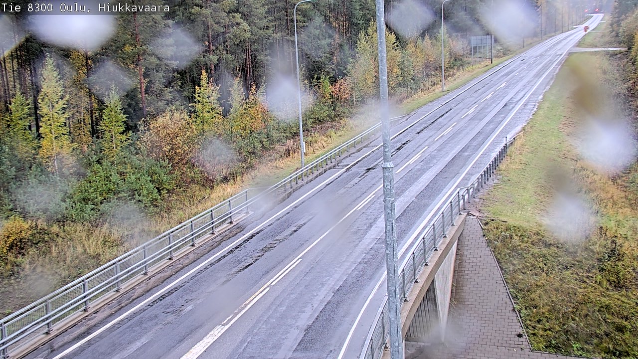 Weather Camera Image väg 8300 Oulu Hiukkavaara, Oulu, Pohjois-Pohjanmaa