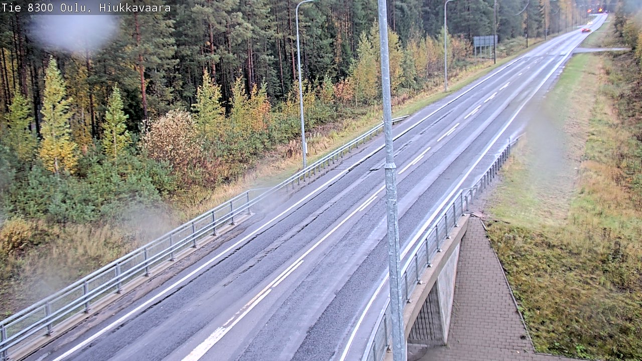 Weather Camera Image road 8300 Oulu Hiukkavaara, Oulu, Pohjois-Pohjanmaa