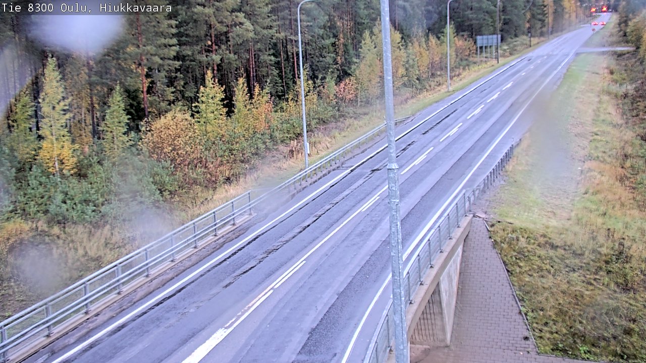 Weather Camera Image väg 8300 Oulu Hiukkavaara, Oulu, Pohjois-Pohjanmaa