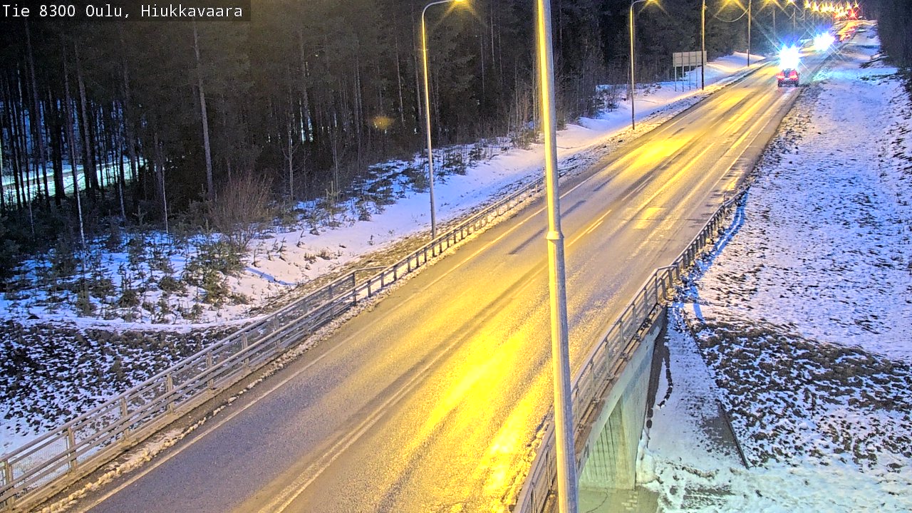 Kelikamerat Kuva tie 8300 Oulu Hiukkavaara, Oulu, Pohjois-Pohjanmaa