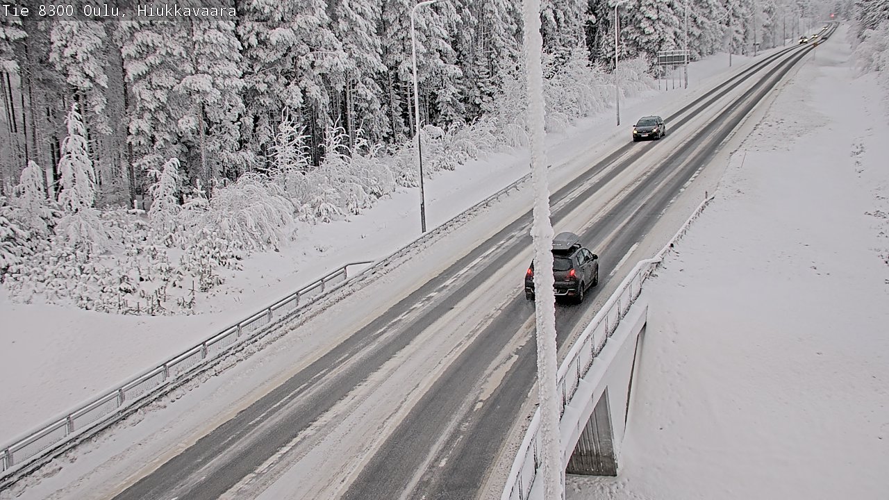 Kelikamerat Kuva tie 8300 Oulu Hiukkavaara, Oulu, Pohjois-Pohjanmaa