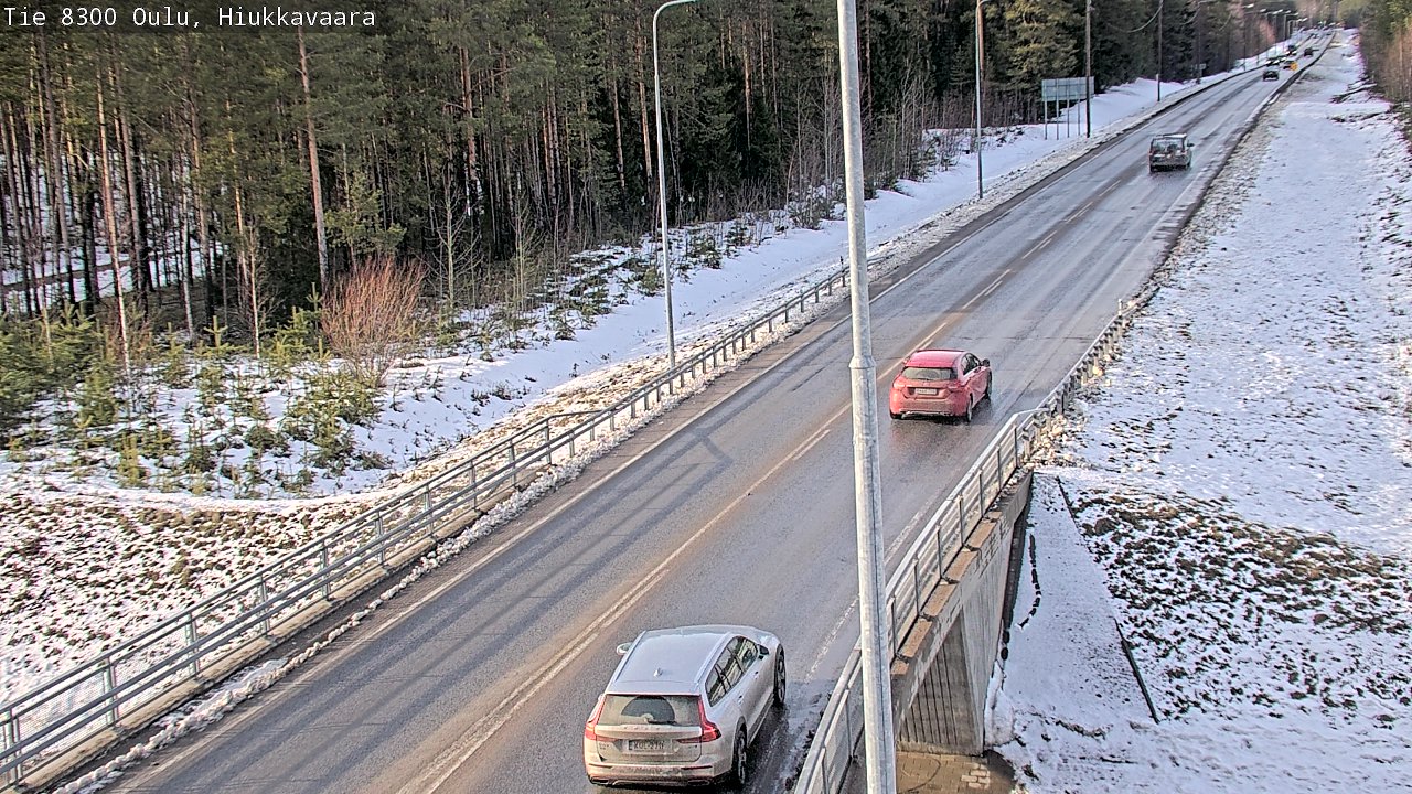 Kelikamerat Kuva tie 8300 Oulu Hiukkavaara, Oulu, Pohjois-Pohjanmaa