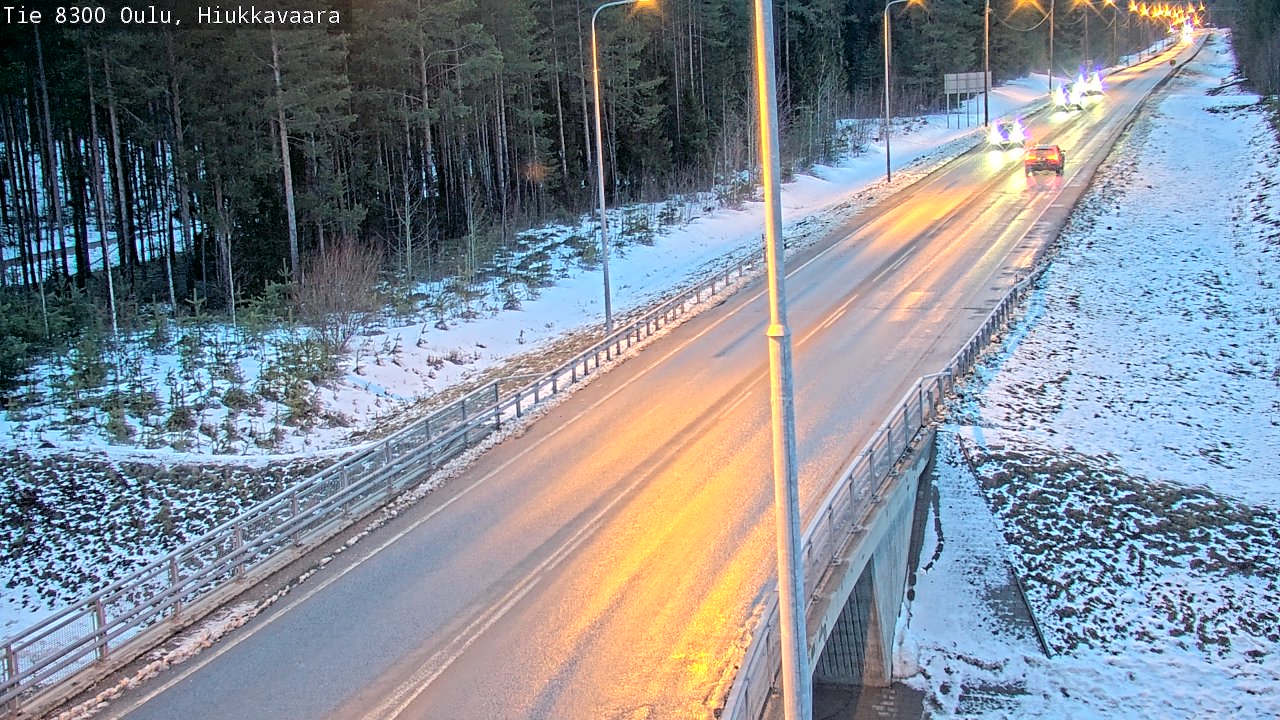 Kelikamerat Kuva tie 8300 Oulu Hiukkavaara, Oulu, Pohjois-Pohjanmaa