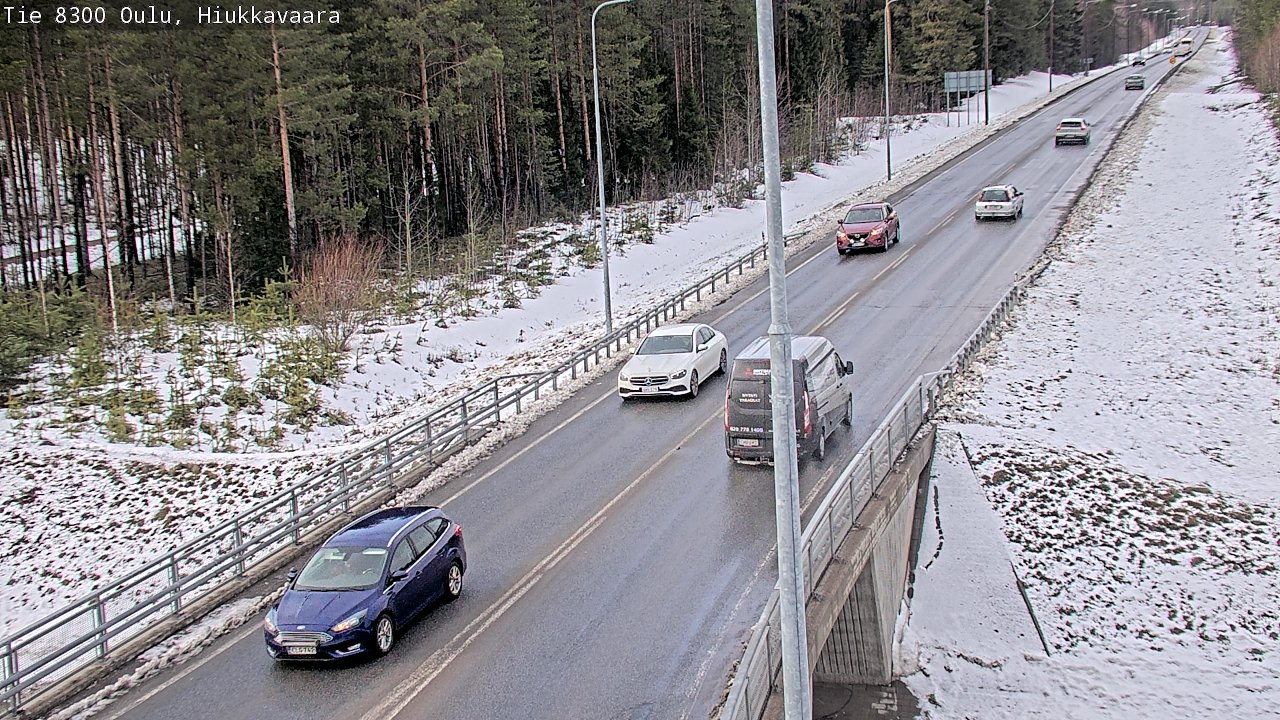 Kelikamerat Kuva tie 8300 Oulu Hiukkavaara, Oulu, Pohjois-Pohjanmaa