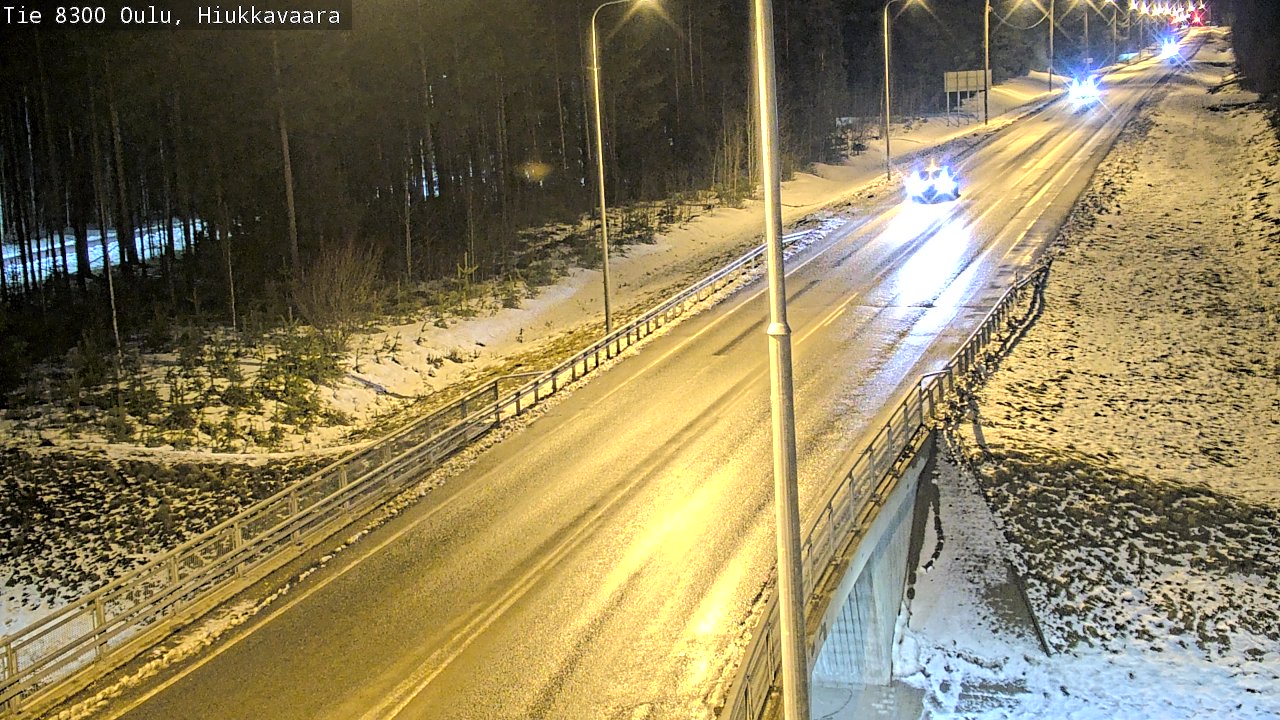 Kelikamerat Kuva tie 8300 Oulu Hiukkavaara, Oulu, Pohjois-Pohjanmaa