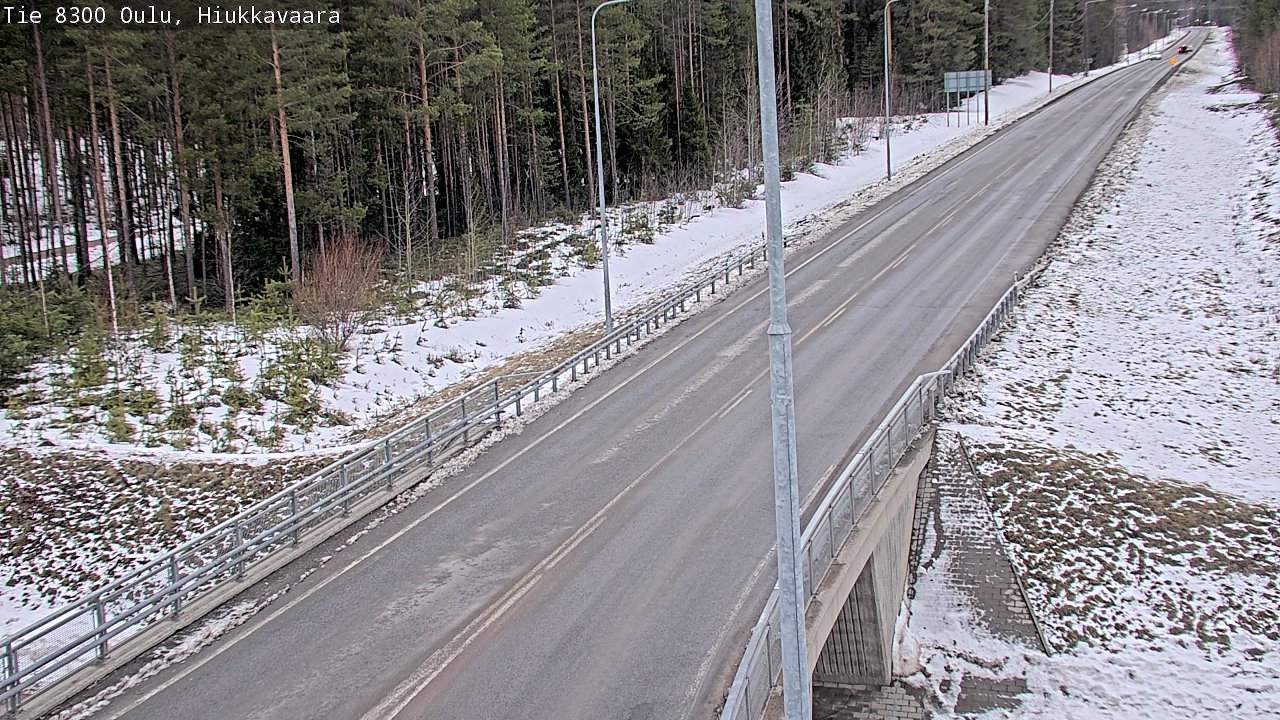 Kelikamerat Kuva tie 8300 Oulu Hiukkavaara, Oulu, Pohjois-Pohjanmaa