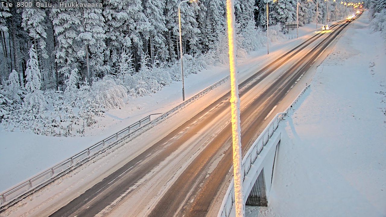 Kelikamerat Kuva tie 8300 Oulu Hiukkavaara, Oulu, Pohjois-Pohjanmaa