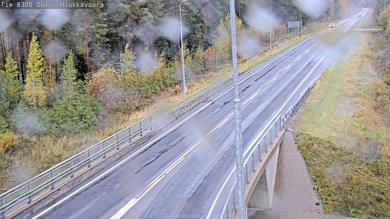 Weather Camera Image väg 8300 Oulu Hiukkavaara, Oulu, Pohjois-Pohjanmaa