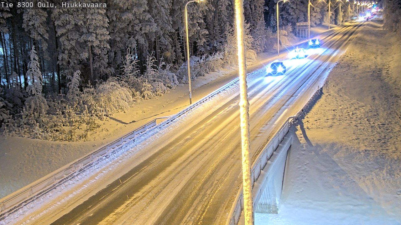 Kelikamerat Kuva tie 8300 Oulu Hiukkavaara, Oulu, Pohjois-Pohjanmaa