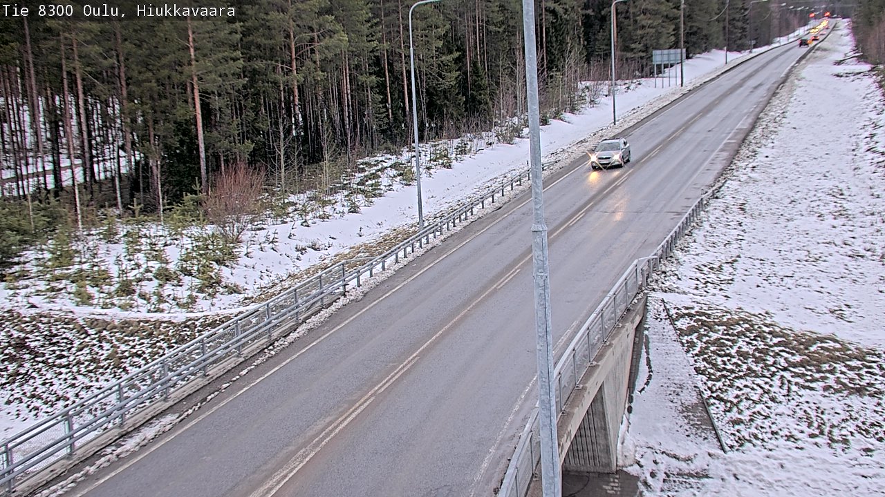 Kelikamerat Kuva tie 8300 Oulu Hiukkavaara, Oulu, Pohjois-Pohjanmaa